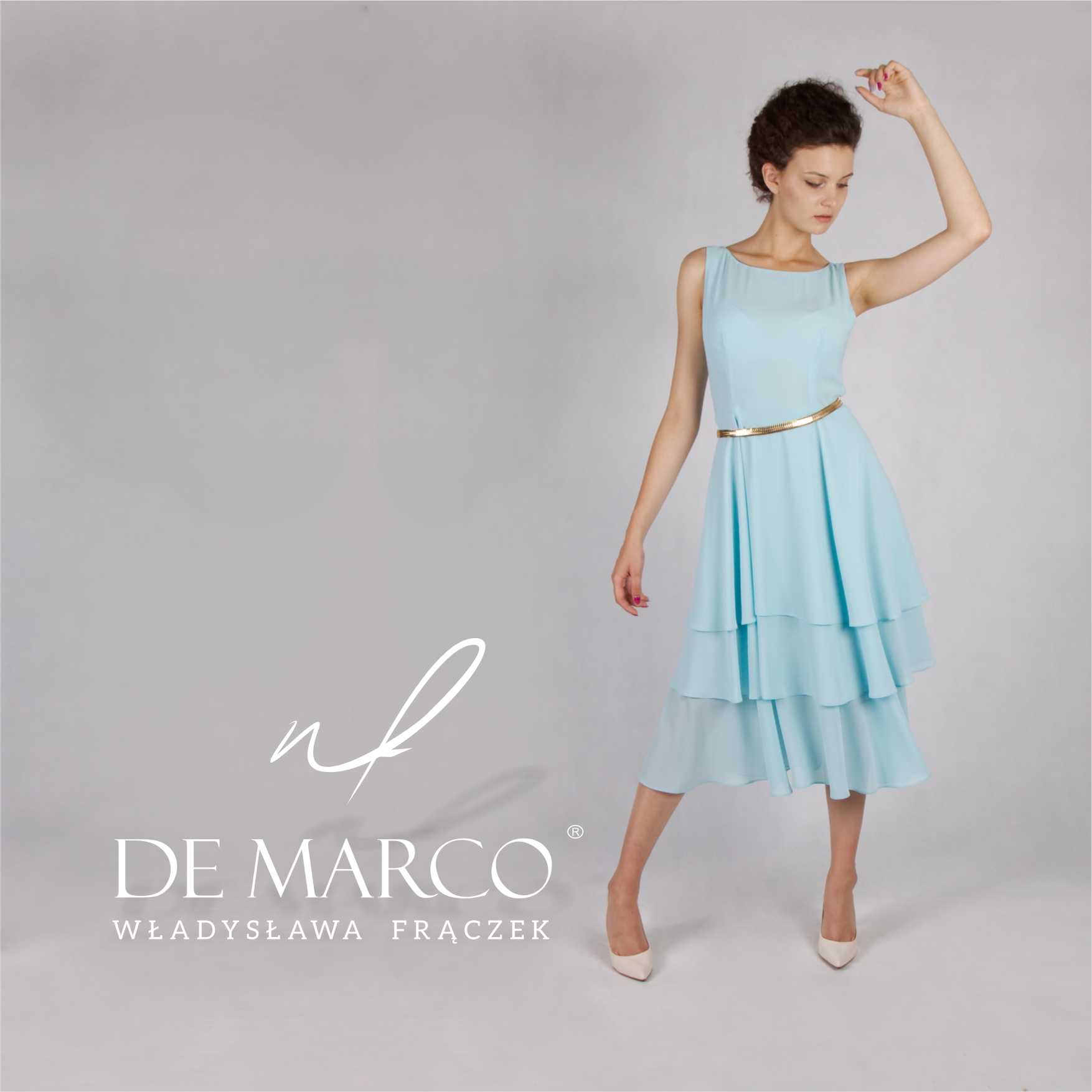 Koktajlowe sukienki szyte na miarę dla mamy wesela. Sklep internetowy De Marco. 