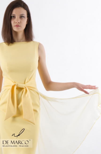 Magiczna sukienka dla mamy Pana Młodego Mirona, Ekskluzywna odzież damska od projektanta