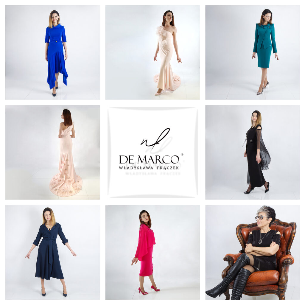 Ekskluzywna odzież damska sklep z kreacjami szytymi na miarę De Marco Unikatowe eleganckie ubrania damskie wizytowe, wieczorowe i biznesowe