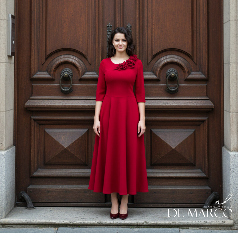 Najpiękniejsze sukienki wizytowe na wesele dla mamy panny młodej i pana mlodego