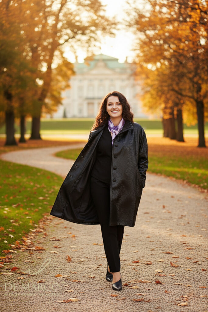 Elegancki jesienny płaszczyk De Marco