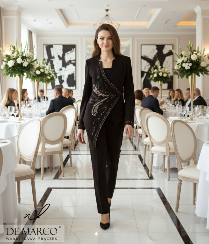 Wieczorowe garnitury damskie – elegancja i indywidualizm w sezonie jesienno-zimowym