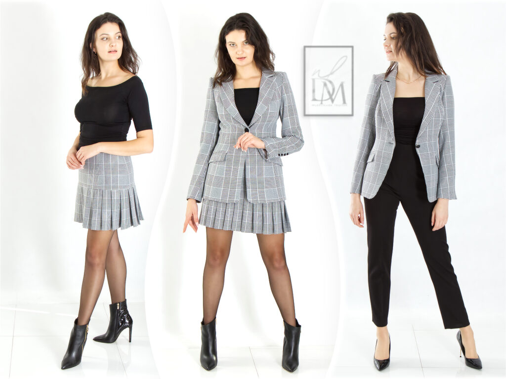 Modne ubrania do pracy dla 30 latki, 40 latki i 50 latki. Eleganckie sukienki, garnitury i komplety biznesowe Krawiec Kraków, Wadowice, Zator, Oświęcim, Kęty,