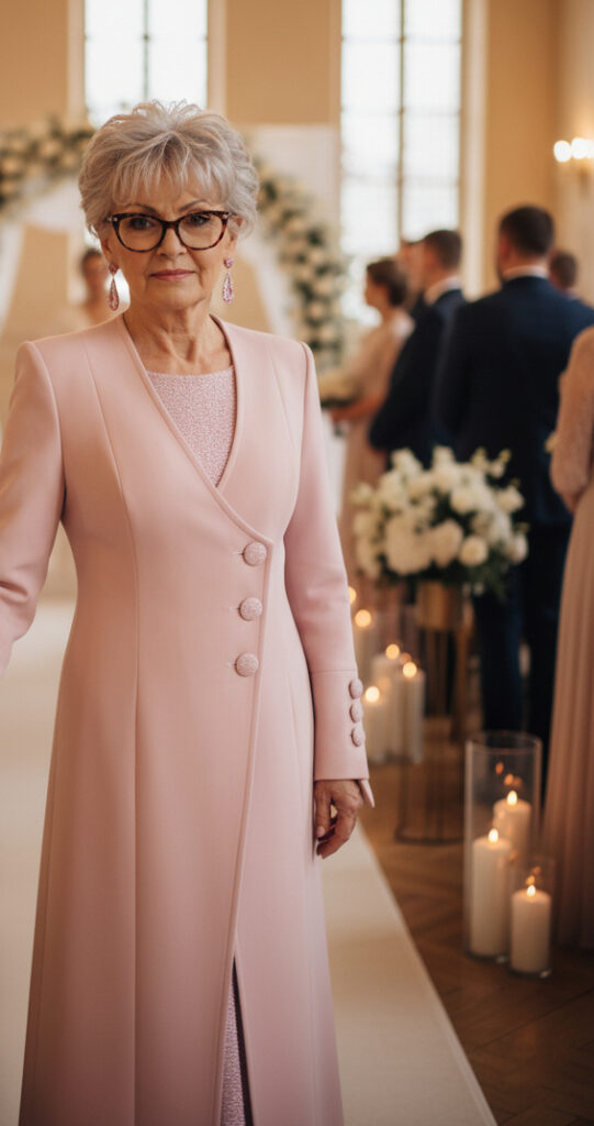 Szycie na miarę unikatowych kompletów damskich, żakietu lub płaszcza i sukienki na wesele dla mamy i teściowej De Marco pracownia krawiecka