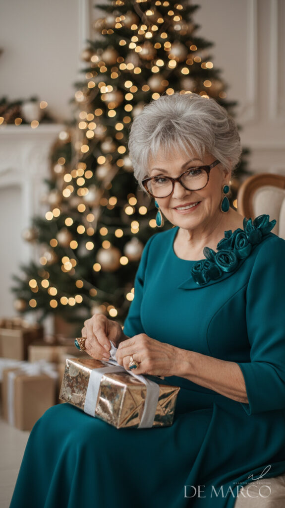 Eleganckie stylizacje na święta De Marco sukienki szyte na miarę koło Wadowic