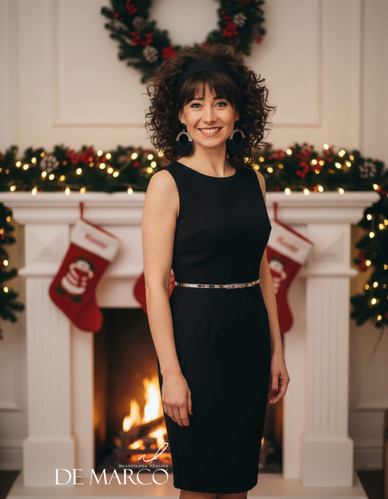 Eleganckie sukienki na wigilię dla 30 latki, 40 latki De Marco luksusowa odzież damska szyta na miarę
