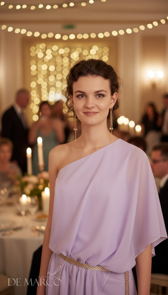 Eleganckie sukienki na wesele dla 30 latki, 40 latki szyte na miarę w De Marco