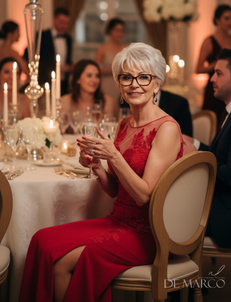 Niepowtarzalne suknie wieczorowe dla 50 latki, 60 latki, 70 latki De Marco najpiękniejsze sukienki na wesele 