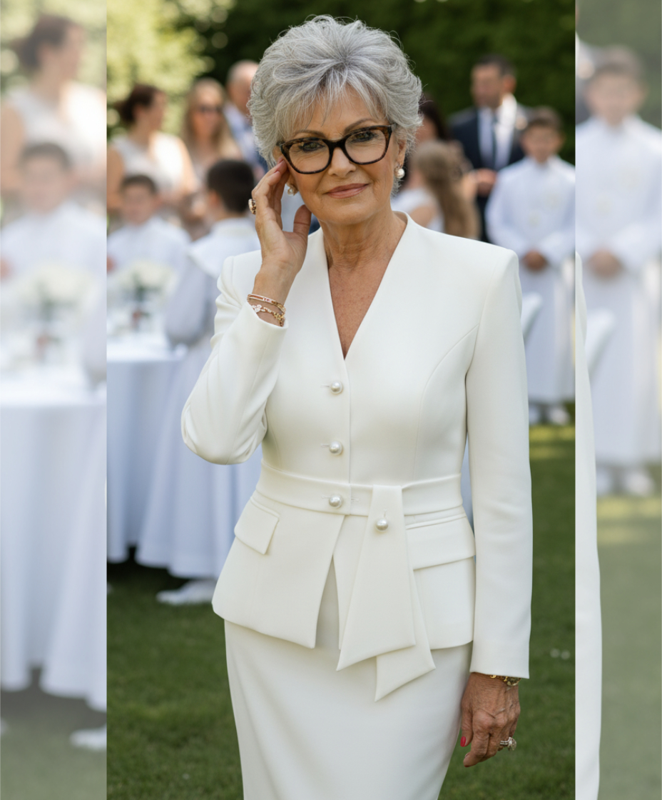 Modna sukienka, garnitur damski czy garsonka na komunię?