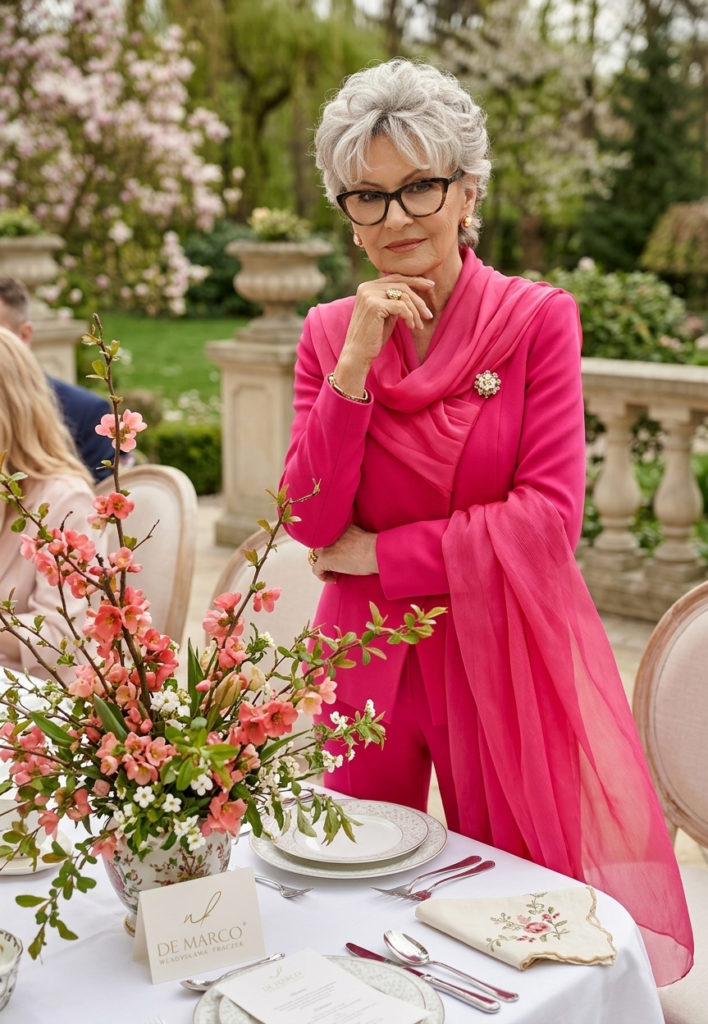 Eleganckie garnitury damskie o nietypowach fasonach, niepowtarzalnych krojach podkreślające figurę, doskonałe dla 50 latki, 60 latki, 70 latki. 