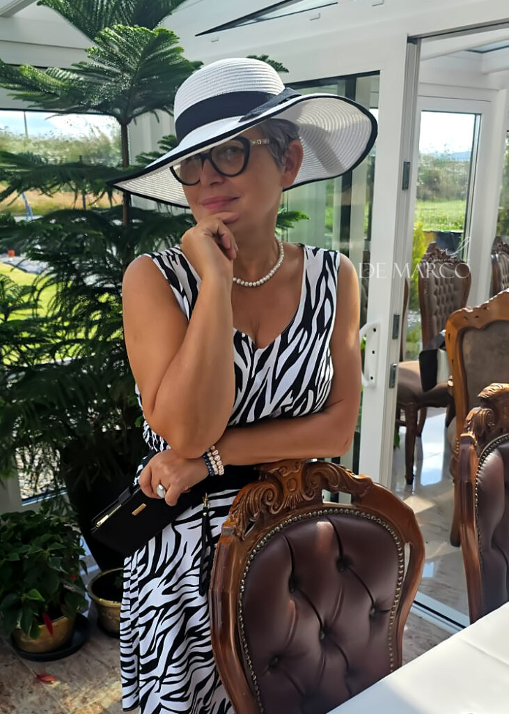 Eleganckie stylizacje na lato dla 50 latki, 60 latki szyte na miarę w