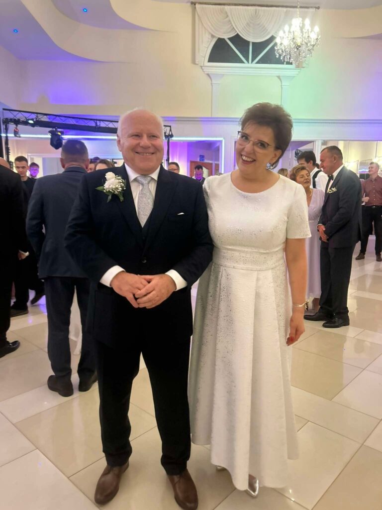 Piękna sukienka dla 50 latki De Marco szycie na miarę