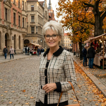 Elegancka tweedowa garsonka na jesień – ciepło, wygoda i ponadczasowa klasa De Marco