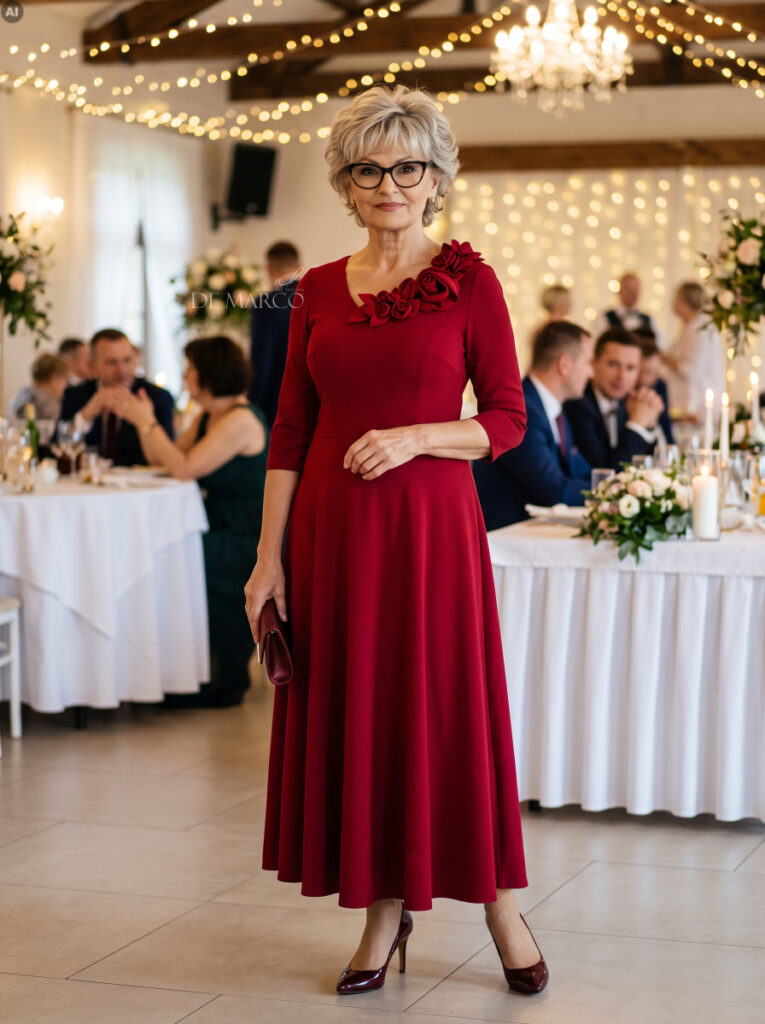 Sukienki na wesele jesienią De Marco szycie na miarę