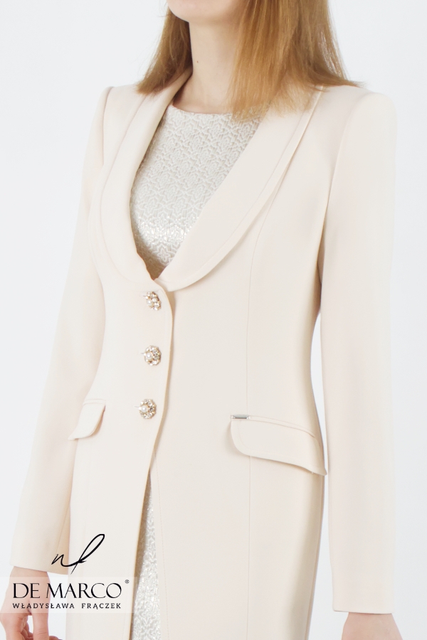 Elegant coat for the dress Bogna