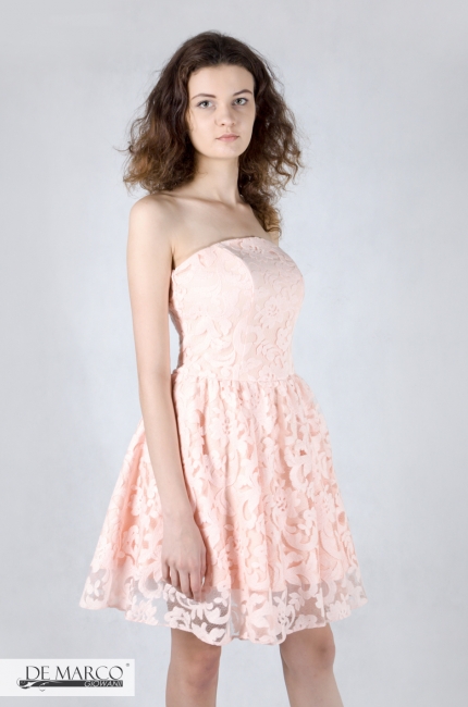 Różowa sukienka z gorsetem Adriana