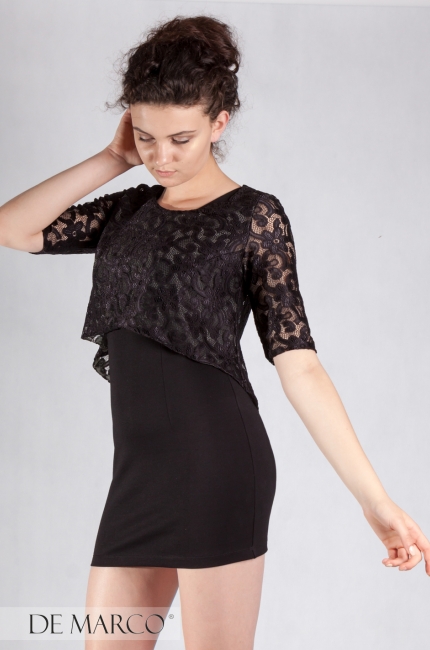Elegancka koronkowa sukienka Leticia