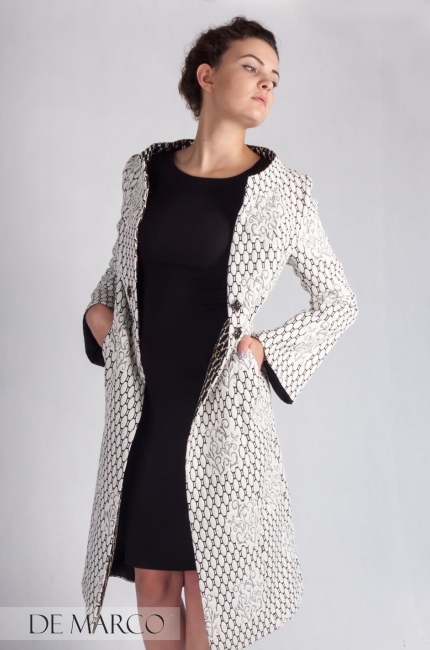 Ekskluzywny płaszczyk na wytworne okazje Camila