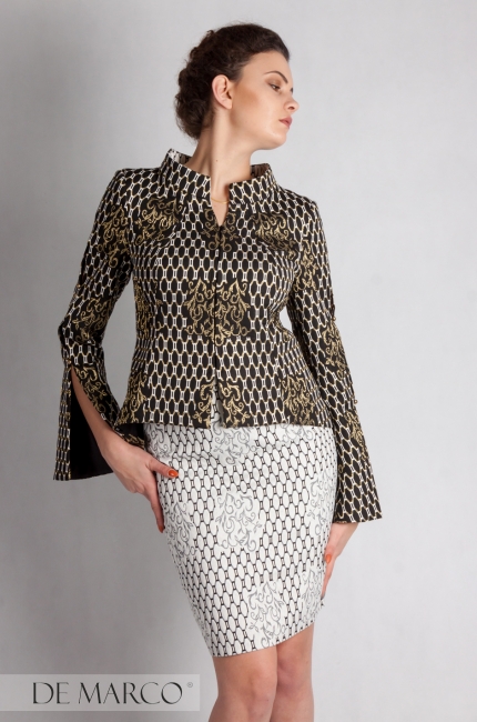 Luxury diplomatic costume Gizela-Estera