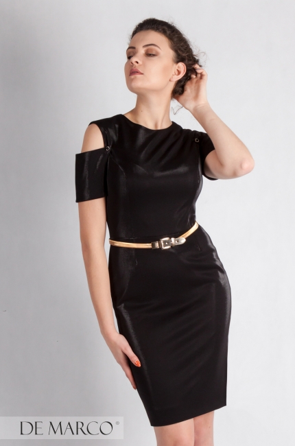 Elegancka mała czarna sukienka Virginia