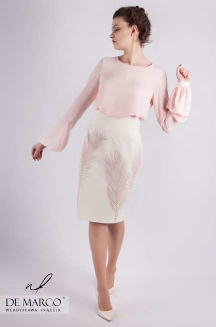 Dreamlike set in shades of cream and pink Fryda - Inga