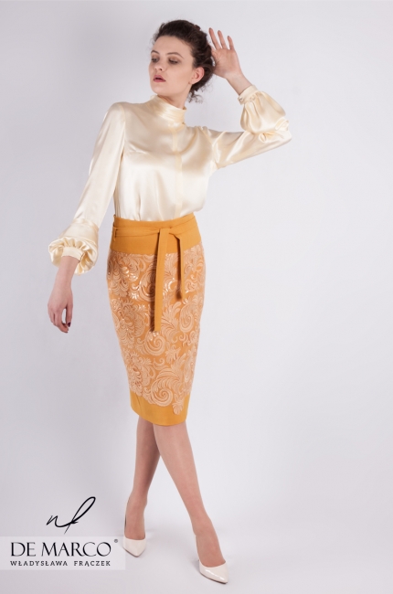 Mustard formal set Mirela - Jagna