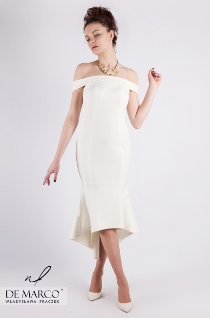 Olśniewająca suknia dla awangardowej Panny Młodej Zora, Szycie na miarę u projektanta
