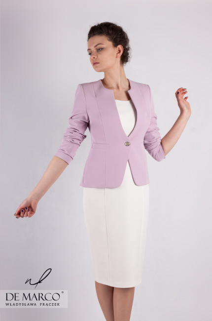 The perfect jacket for businesswoman Bianka