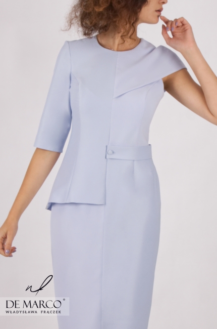 Luksusowa sukienka dla kobiet które lubią ubierać się nowocześnie Ismena, Ekskluzywna odzież damska 2020