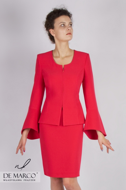 A modern business suit for work, to the office Noemi II, Exclusive formal costumes
