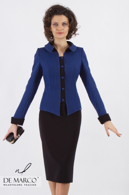 Elegant suit for conferences Aurora, symposia or deliberations, Business fashion 2020