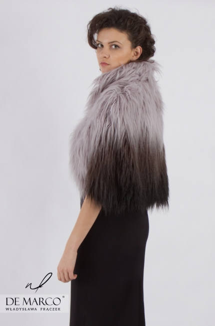 Luxurious stoles Harpia, perfectly matched with formal evening dress, Innovative women's clothing from De Marco