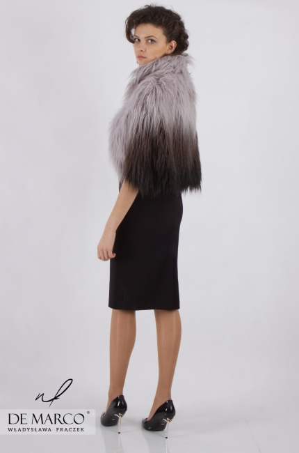 Unique tailor - made stoles Harpia, Exclusive clothing designed by Władysława Frączek