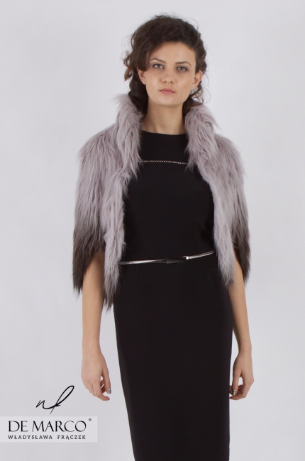 Unique faux fur stoles Harpia, Fashion trends 2020/2021