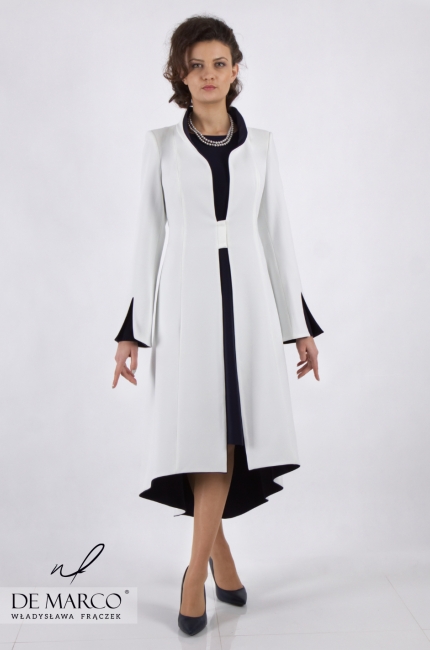 Dreamlike coat for a wedding dress Psyche, Elegant women's coats