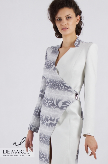 Estetyczny płaszczyk o unikalnym stylu Kalipso, Najmodniejsza sukienka maxi