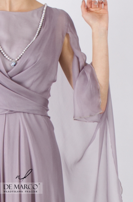 Modern dress for a rich wedding for mother of the bride Sybilla, De Marco - online store