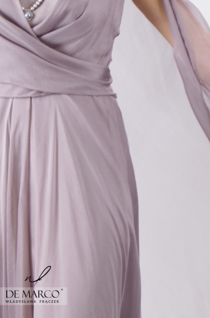 Wytworna sukienka na prestiżowe gale lub uroczyste bankiety Sybilla, Eleganckie kreacje wieczorowe 2020