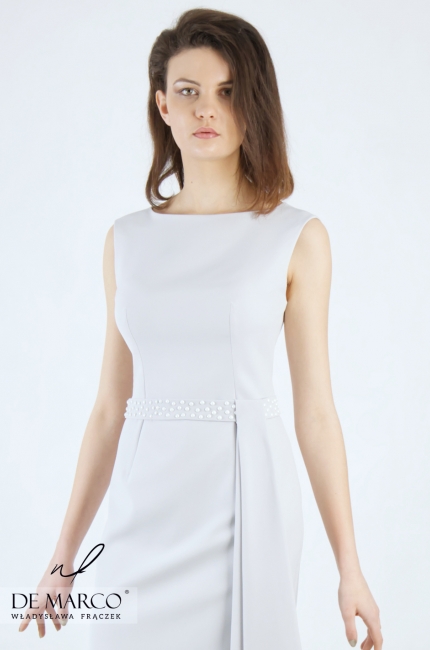 A beautiful dress profiling a feminine silhouette Basileja, Tailoring unique creations