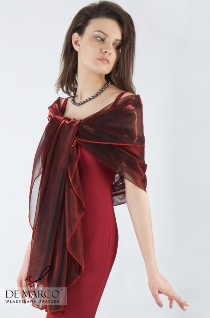 Wytworna sukienka dla mamy chrzestnej na wesele Erazma, Ekskluzywna odzież od projektanta