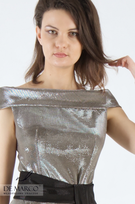 Seksowna suknia do kostek Lorena, Oryginalne suknie od projektantki mody z Wadowic