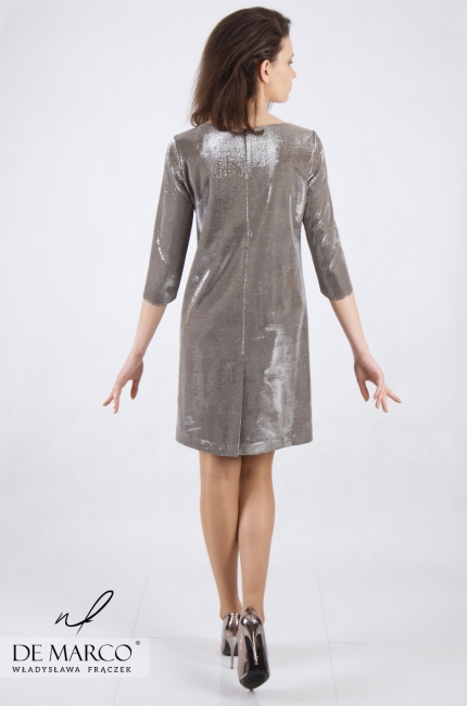 Wyszczuplająca sukienka dla Pań XXL Filona, Nowoczesna odzież damska od projektantki mody