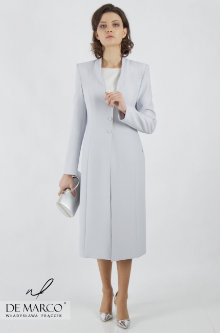 The most fashionable coat for a wedding Carski W7, Elegant coats for Mother on Wedding