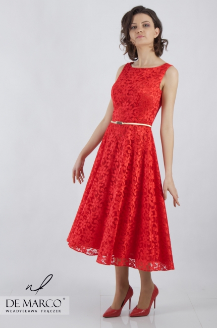 Koronkowa suknia i ekskluzywny żakiet dla eleganckich kobiet Dajana II, De Marco - sklep stacjonarny