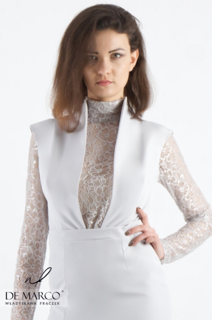 Atrakcyjna suknia z głębokim dekoltem Nila, Moda 2020 online