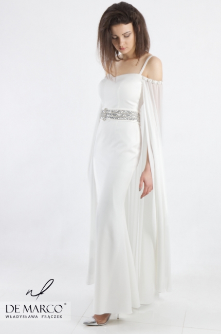 Niepowtarzalna suknia ślubna dla kobiet szukających oryginalnej odzieży Elpidia