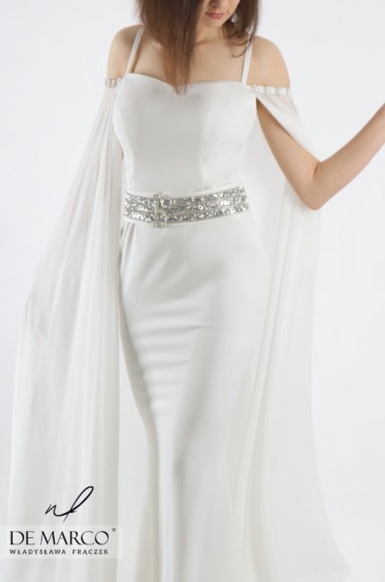 Eleganckie suknie ślubne szyte na miarę Elpidia, Kupuj przez internet #zostańwdomu