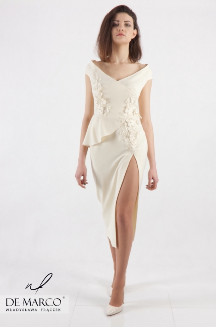 Amazing dress in cream color Graciela, Sewing creations without leaving home