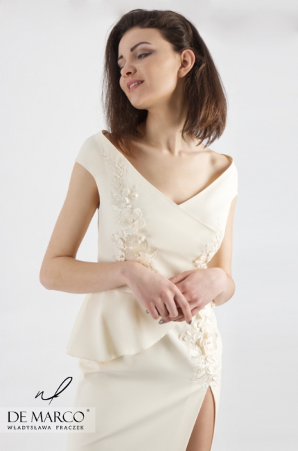 Brilliant wedding dress Graciela, Original creations sewn by a Polish fashion designer