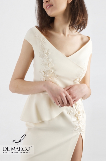 The perfect dress for the wedding or the second day of the wedding Graciela, The most fashionable creations